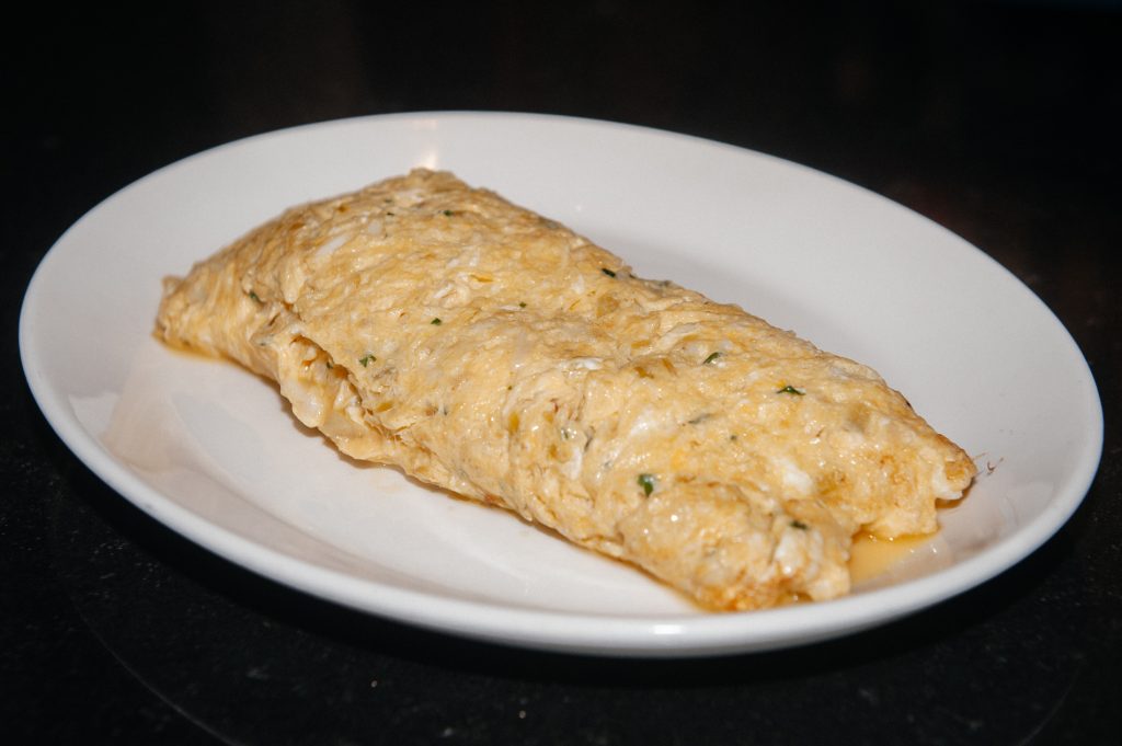 Sidrería Gaztañaga en Andoain tortilla de bacalado